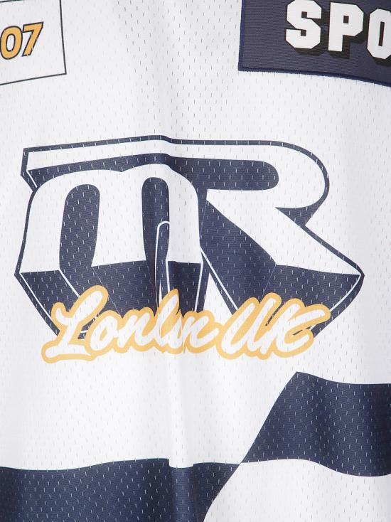 25FW 마틴로즈 반팔 티셔츠 129JT10052 WHT WHITE NAVY - MARTINE ROSE