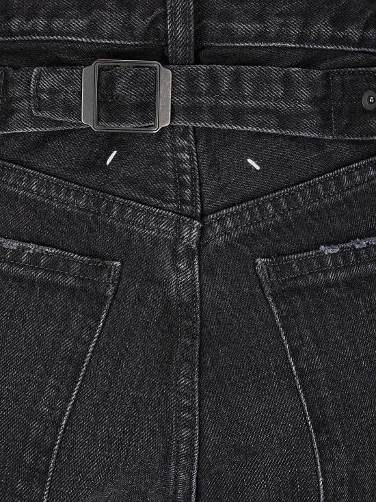 25FW 마르지엘라 스트레이트 팬츠 S50LA0243M30040 961 Washed black - MAISON MARGIELA