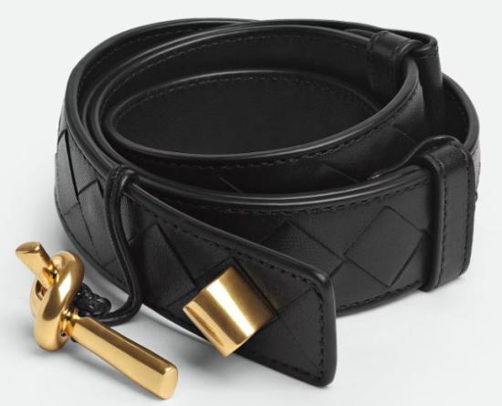 25FW 보테가베네타 벨트 806097VCPP5 1019 BLACKMBRASS