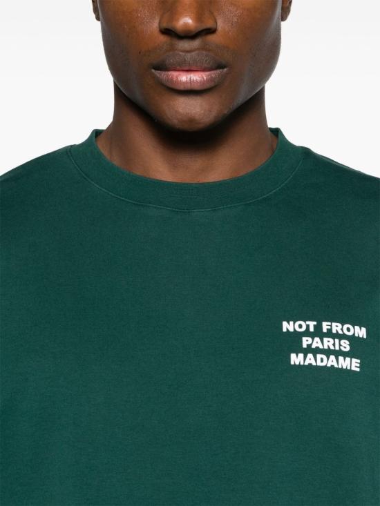 26SS 드롤드무슈 반팔 티셔츠 PERM TS203 CO002DGN - DROLE DE MONSIEUR