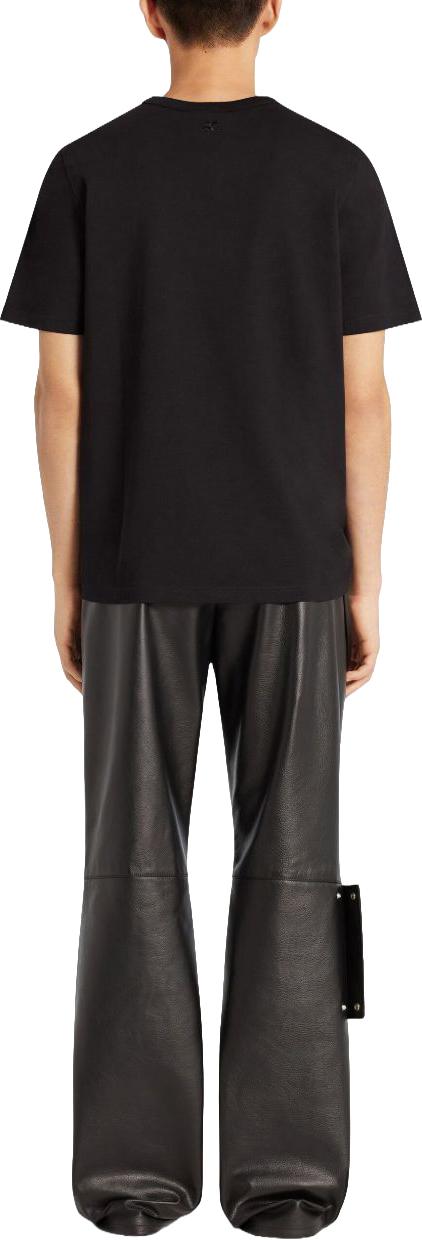 25FW 쿠레쥬 반팔 티셔츠 325JTS206JS02339999 BLACK - COURREGES