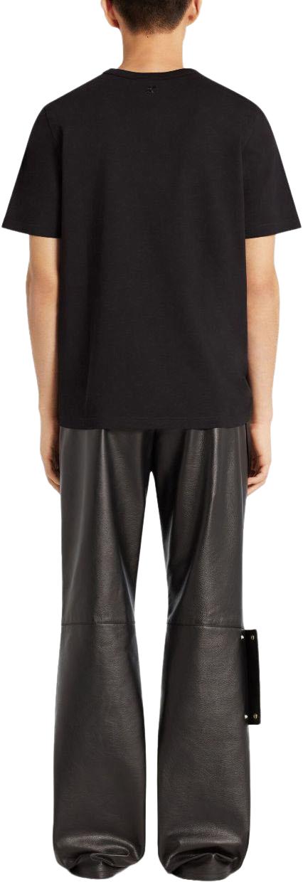 25FW 쿠레쥬 반팔 티셔츠 325JTS206JS02339999 BLACK - COURREGES