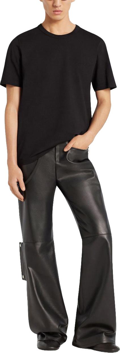 25FW 쿠레쥬 반팔 티셔츠 325JTS206JS02339999 BLACK - COURREGES