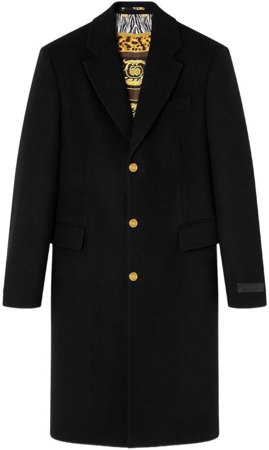 25FW 베르사체 코트 10215341A097801B000 BLACK