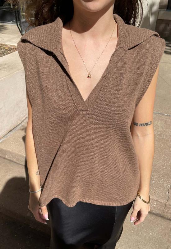  더 엔케이씨 스토어 베스트 Nkc 스토어 레이건 스웨터 조끼 - The NKC Store