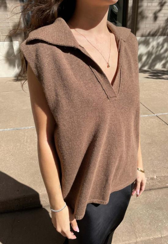  더 엔케이씨 스토어 베스트 Nkc 스토어 레이건 스웨터 조끼 - The NKC Store