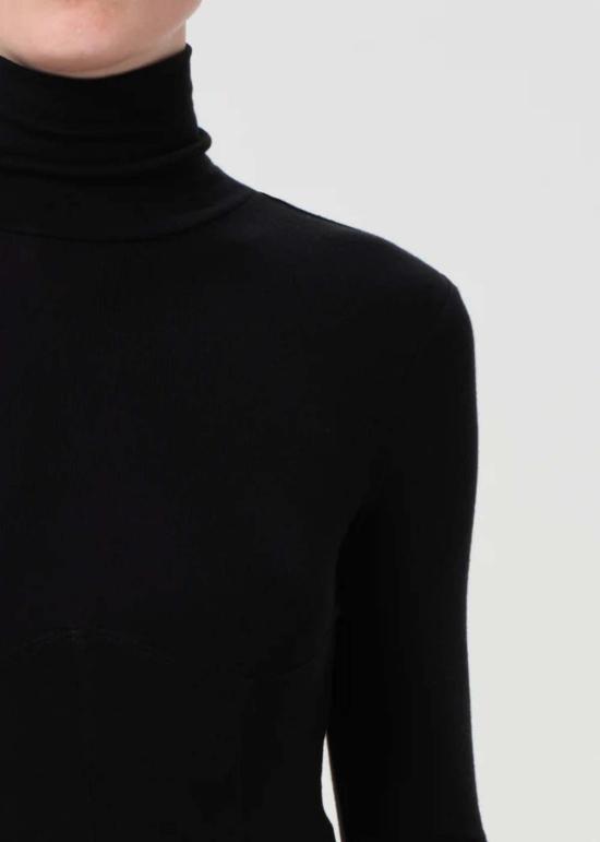  에이골디 바디수트 티셔츠 아골데 윌마 바디수트 블랙 - AGOLDE