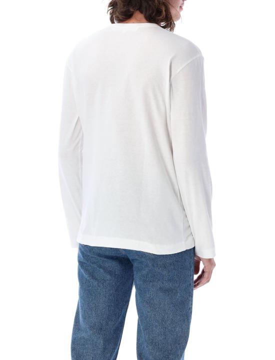 25FW 꼼데가르송 긴팔 티셔츠 AXT2920512 WHITE DOM - COMME DES GARCONS