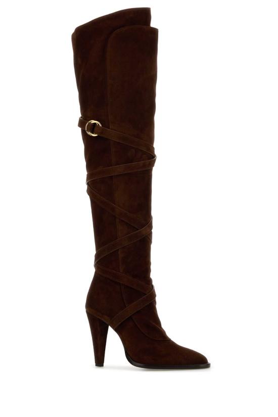 25FW 생로랑 부츠 8438590LI00 2228 Brown - SAINT LAURENT