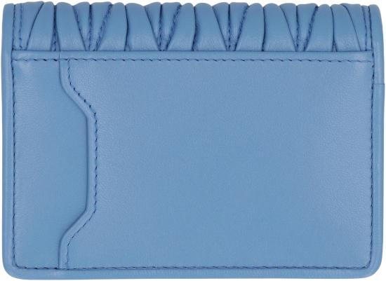 25FW 미우미우 지갑 5MC103AFPPF0V98 blue - MIU MIU