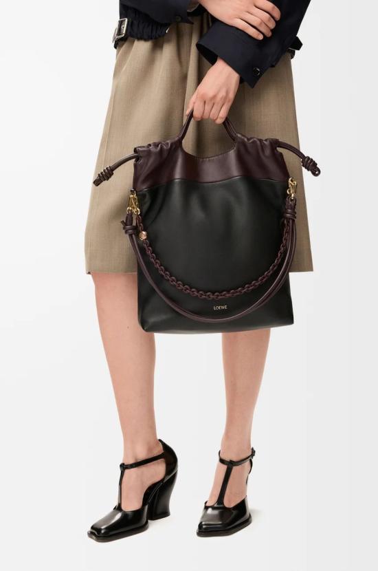 25FW 로에베 숄더백 A411FIOX04 0020 BLACK - LOEWE