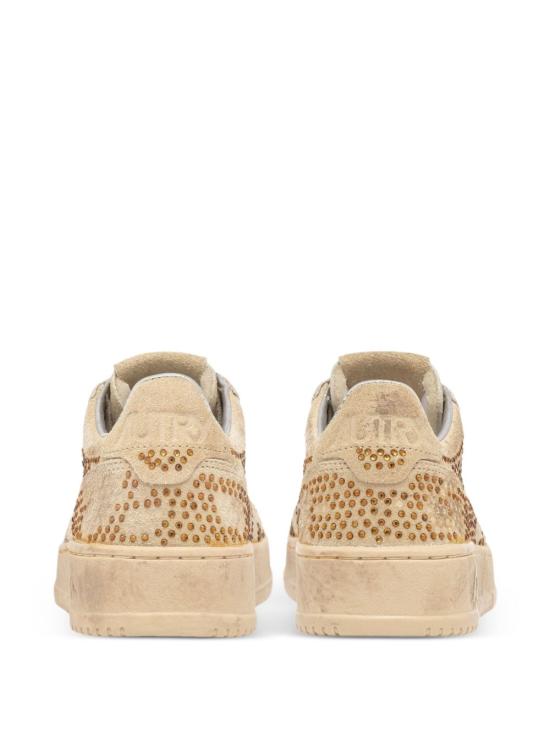 25FW 오트리 메달리스트 로우 레더 스니커즈 AULWNA03 BEIGE - AUTRY