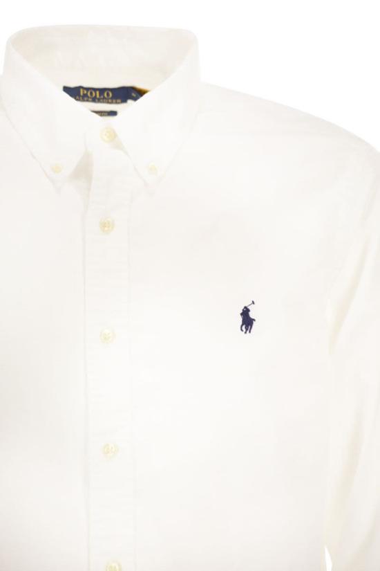  폴로 랄프로렌 커스텀 핏 버튼 다운 셔츠 710772290 003 WHITE - POLO RALPH LAUREN