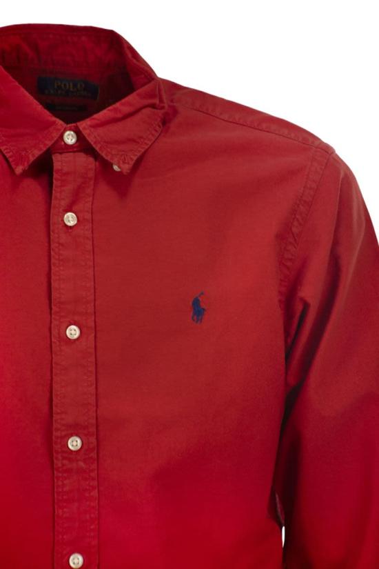 25FW 폴로 랄프로렌 긴팔 셔츠 710805564 062 RED - POLO RALPH LAUREN