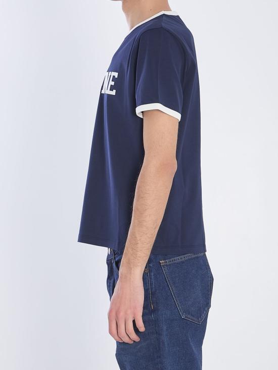  셀린느 반팔 티셔츠 RX02R507ZFYW4 blue - CELINE