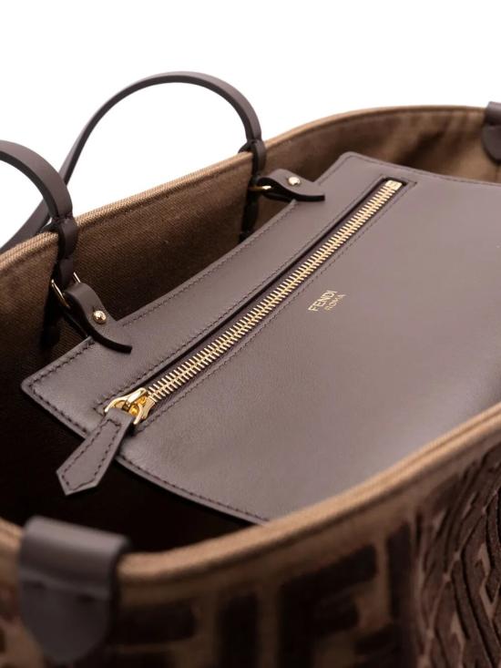 25FW 펜디 라프리마 쇼퍼백 8BH425AT14F0L1B brown - FENDI
