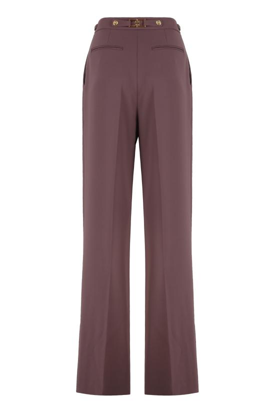 25FW 엘리자베타프랜치 스트레이트 팬츠 PA09956E2EA4 Red purple or grape - ELISABETTA FRANCHI