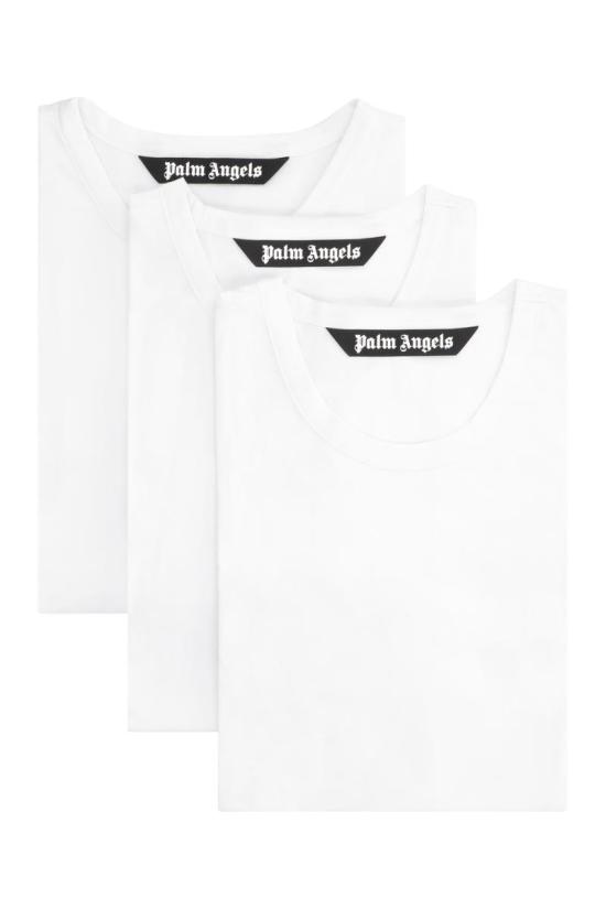 25FW 팜앤젤스 반팔 티셔츠 PMUG003C99FAB001 0110 WHITE - PALM ANGELS