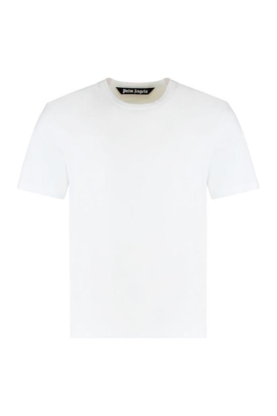 25FW 팜앤젤스 반팔 티셔츠 PMUG003C99FAB001 0110 WHITE