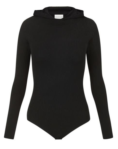 25FW 파로쉬 바디수트 티셔츠 D500713LEILA25 013 NERO Black