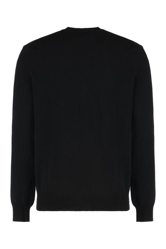  꼼데가르송 플레이 골드 하트 니트 가디건  AXN049051 1 Black - COMME DES GARCONS