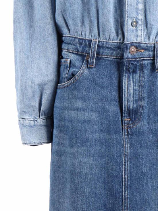 25FW 세븐포올맨카인드 데님 원피스 7U002U03 IAA 242859 BLUE - 7 FOR ALL MANKIND