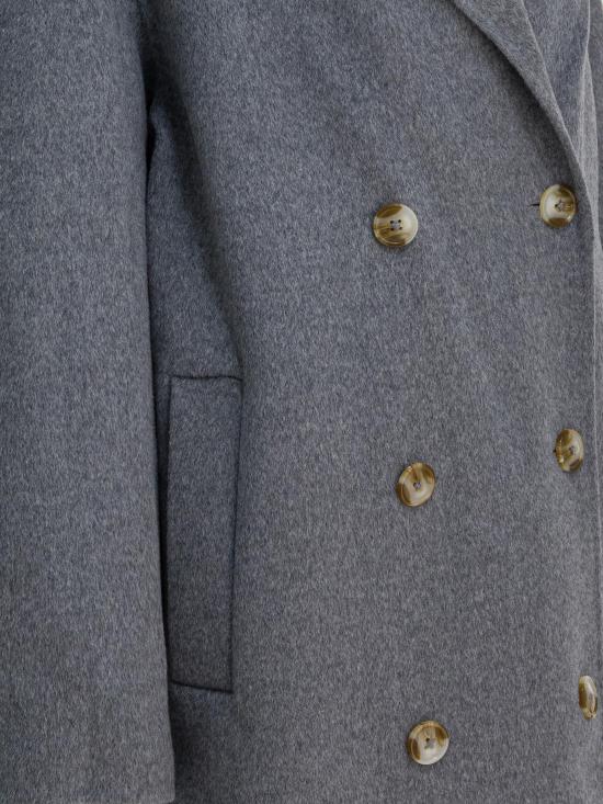 25FW 루루 드 세종 코트 BORNEO LDS GREY MELANGE - LOULOU DE SAISON