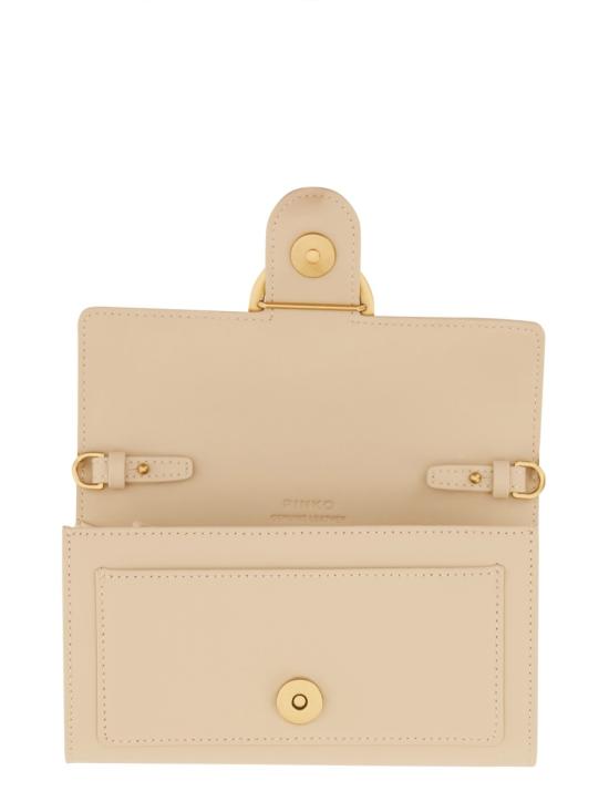 25FW 핑코 지갑 100062 A0F1C50Q BEIGE - PINKO