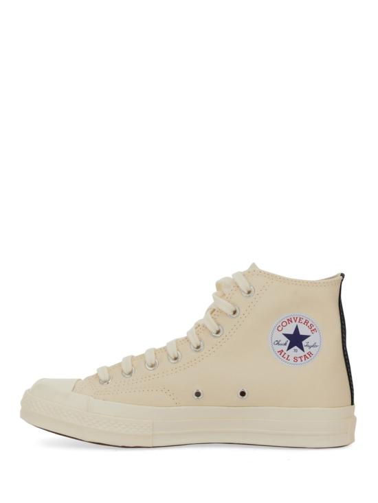 25FW 꼼데가르송 플레이 X 컨버스 스니커즈 AZ K129 001 2 WHITE - COMME DES GARCONS PLAY CONVERSE