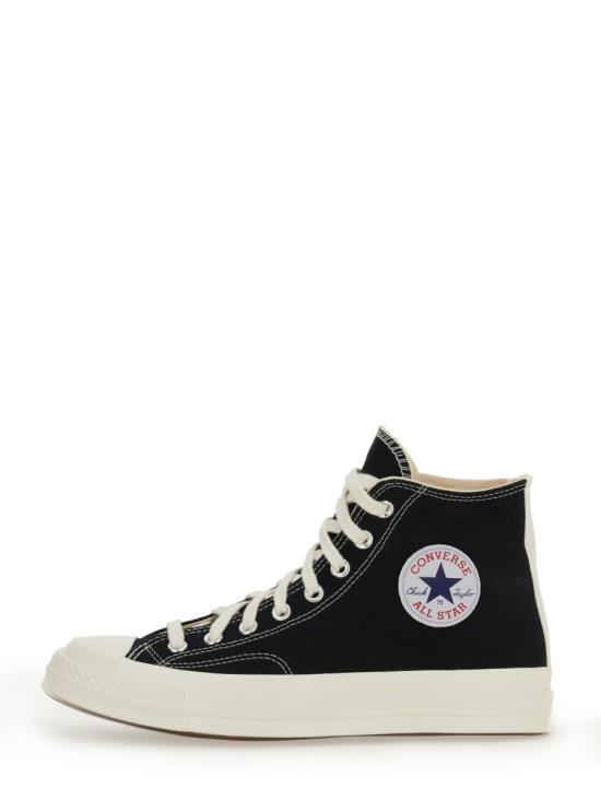 25FW 꼼데가르송 플레이 X 컨버스 스니커즈 AZ K129 001 1 BLACK - COMME DES GARCONS PLAY CONVERSE