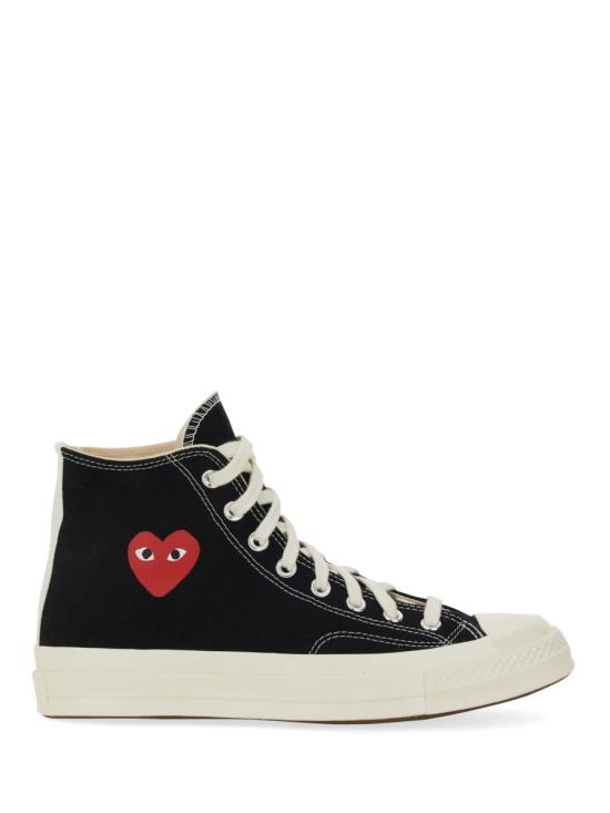 25FW 꼼데가르송 플레이 X 컨버스 스니커즈 AZ K129 001 1 BLACK - COMME DES GARCONS PLAY CONVERSE