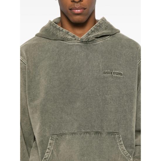 25FW 데일리 페이퍼 후드 티셔츠 2522036 DIAS ROSGR GREEN - DAILY PAPER