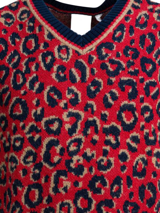 25FW 아디다스 X 웨일즈 보너 자카드 니트 베스트 KD0335 CONAVY Red - ADIDAS X WALES BONNER