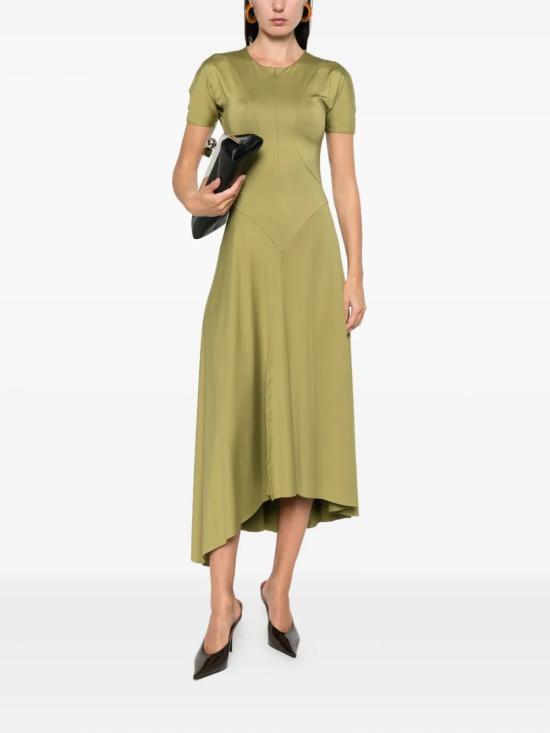 26SS 빅토리아 베컴 롱 원피스 1126JDR006982A9662 Green - VICTORIA BECKHAM