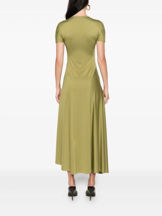 26SS 빅토리아 베컴 롱 원피스 1126JDR006982A9662 Green - VICTORIA BECKHAM