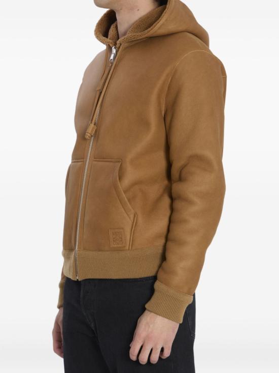 26SS 로에베 가죽 자켓 H526Y2SL58 2530 Leather Brown - LOEWE