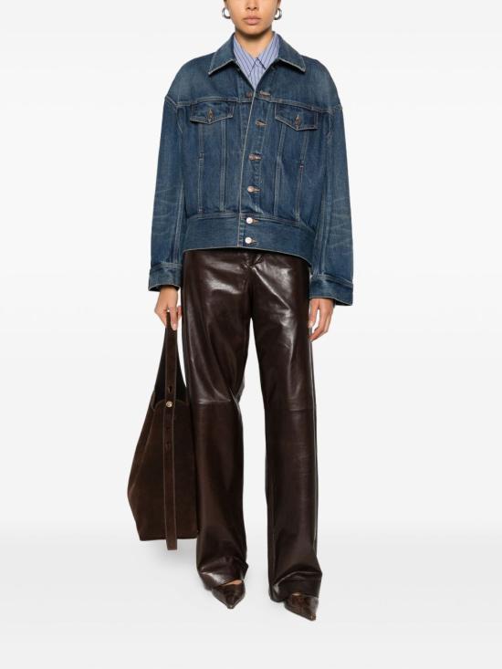 25FW 셀린느 데님 자켓 RV0ZM930F 07DU Blue - CELINE