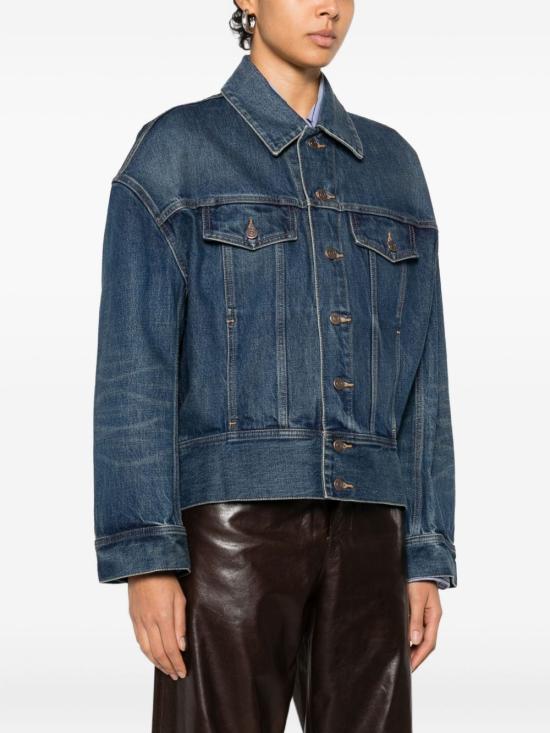 25FW 셀린느 데님 자켓 RV0ZM930F 07DU Blue - CELINE