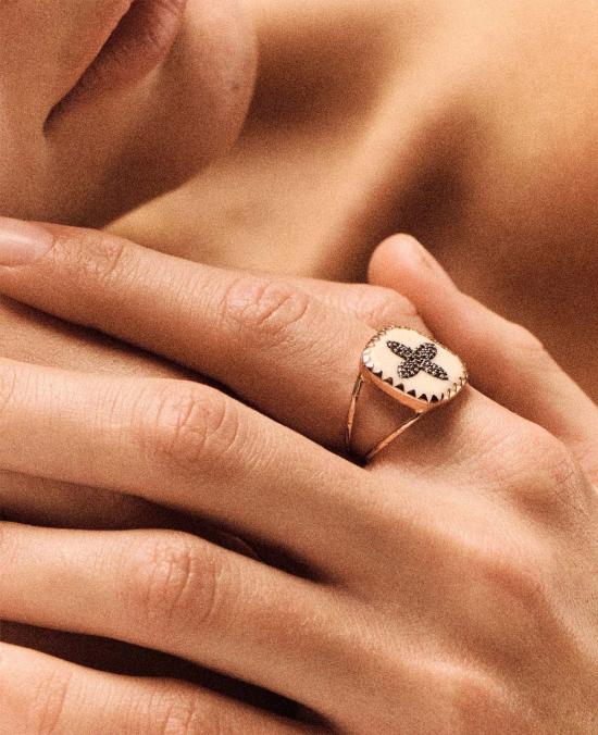  파스칼 몽부아쟁 반지 파스칼 몬부아신 보위 No. 2 다이아몬드  화이트 - PASCALE MONVOISIN