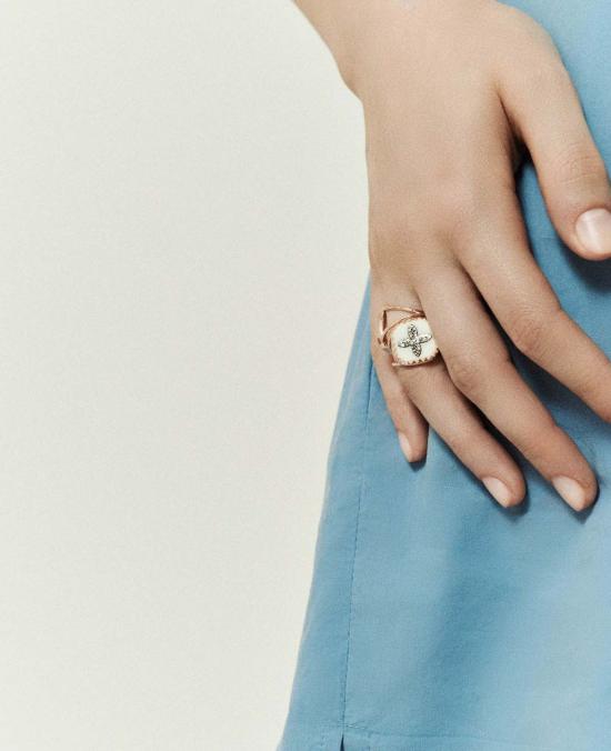  파스칼 몽부아쟁 반지 파스칼 몬부아신 보위 No. 2 다이아몬드  화이트 - PASCALE MONVOISIN