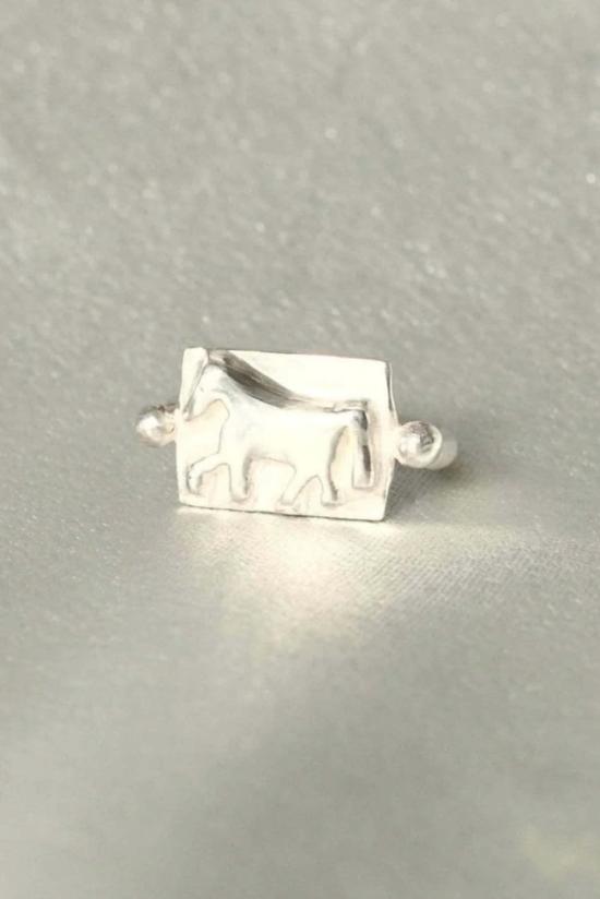  Elise Estelle 반지 엘리스 에스텔 슈발리에 링 스털링 실버 링