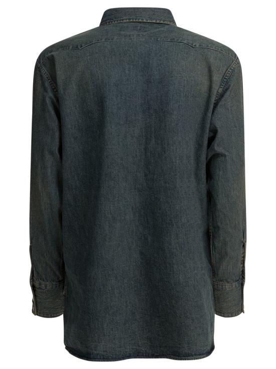 25FW 빔스 긴팔 셔츠 3811090179175 BLUE - BEAMS