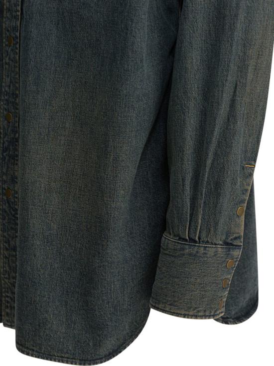 25FW 빔스 긴팔 셔츠 3811090179175 BLUE - BEAMS