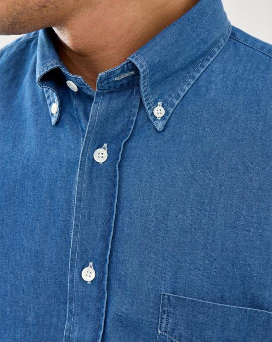 25FW 하트포드 셔츠 BE12013 Blue - HARTFORD