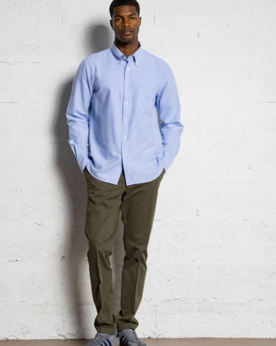 25FW 하트포드 셔츠 BE12011 05 Blue - HARTFORD