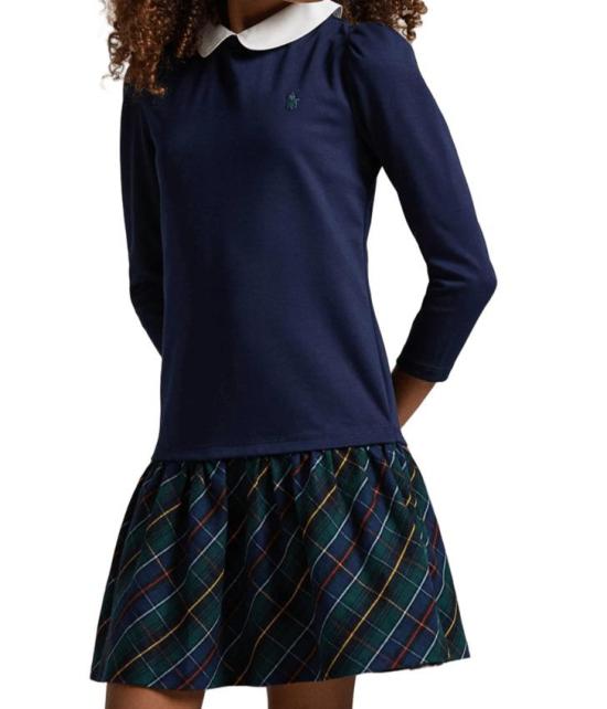 25FW [키즈] 랄프 로렌 원피스 313979049 001 CRUISE NAVY - RALPH LAUREN