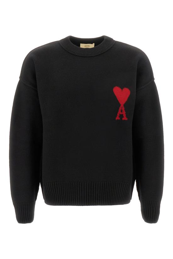 26SS 아미 스웨터 UKS838018 009 NOIRROUGE