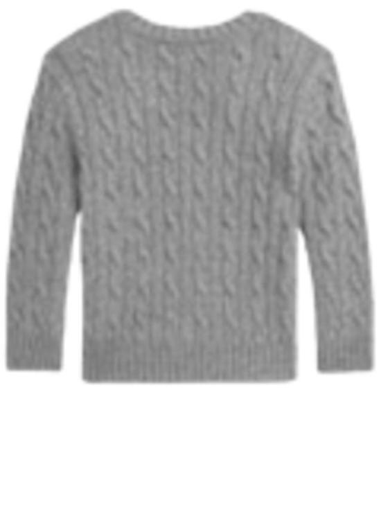 25FW [키즈] 랄프 로렌 캐시미어 니트 322877728 004 GREY - RALPH LAUREN