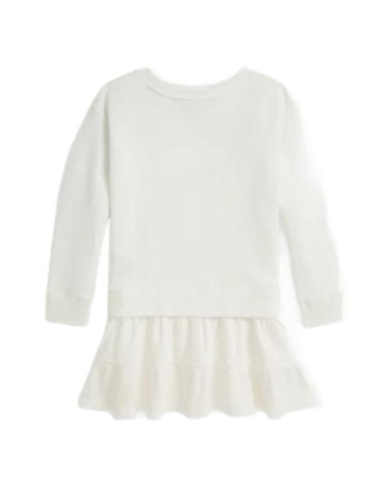 25FW [키즈] 랄프 로렌 원피스 312981086 001 WHITE - RALPH LAUREN