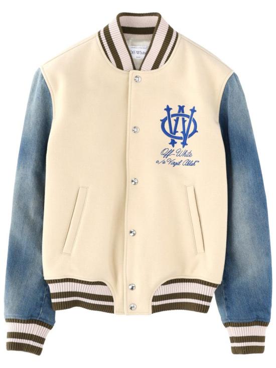 25FW 오프화이트 봄버 자켓 OMEH053 F25FAB0041746 MULTICOLOUR